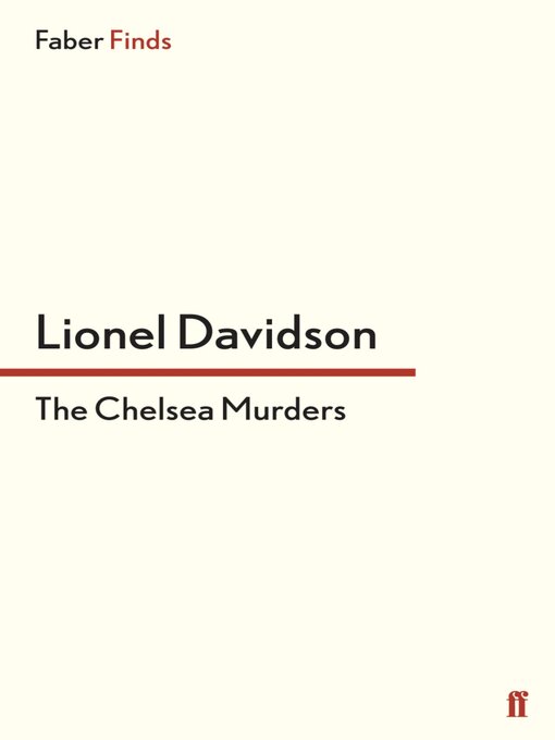 Title details for The Chelsea Murders by Lionel Davidson - Wait list